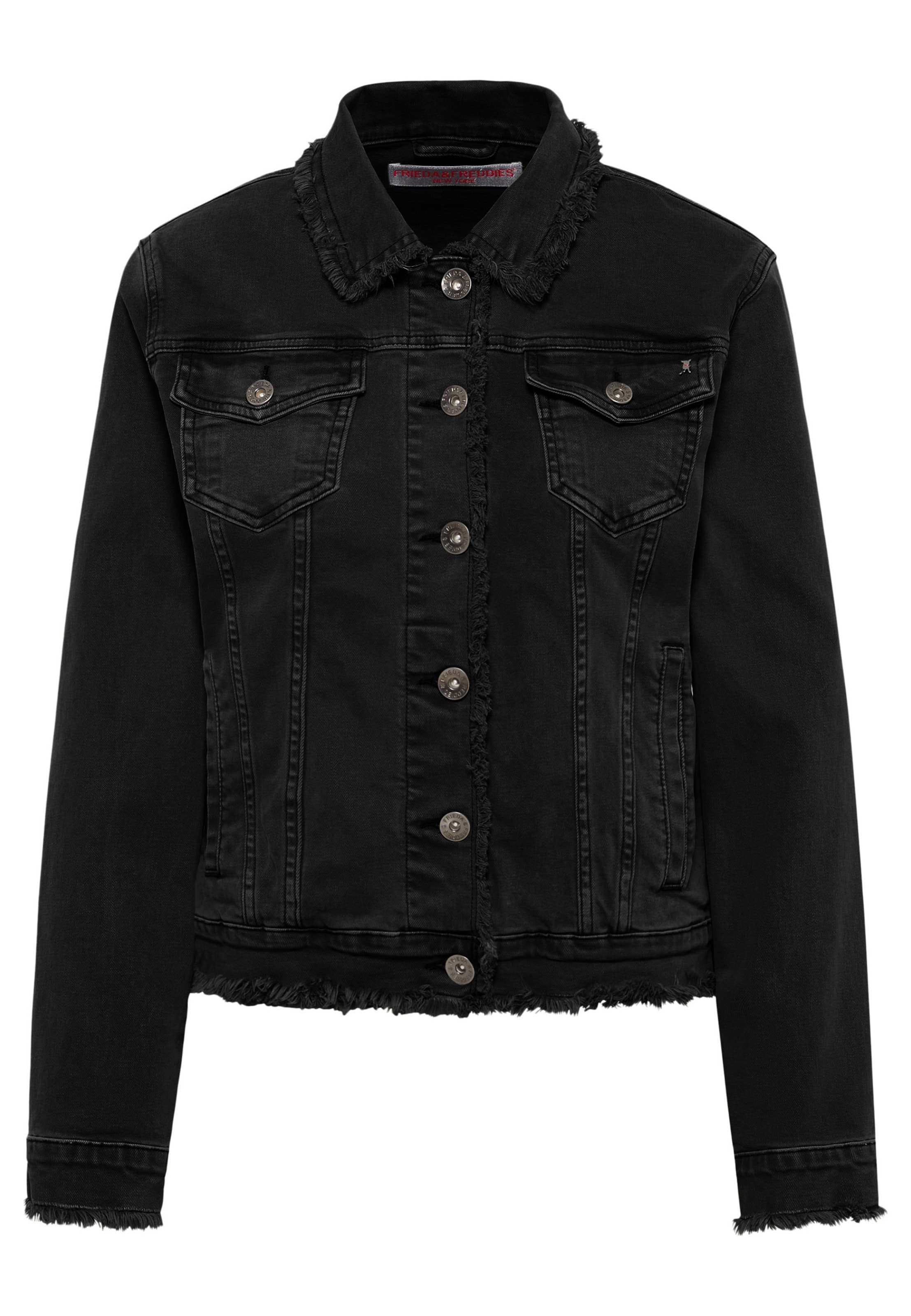 Frieda & Freddies NY Jacke in Schwarz: Vorderseite