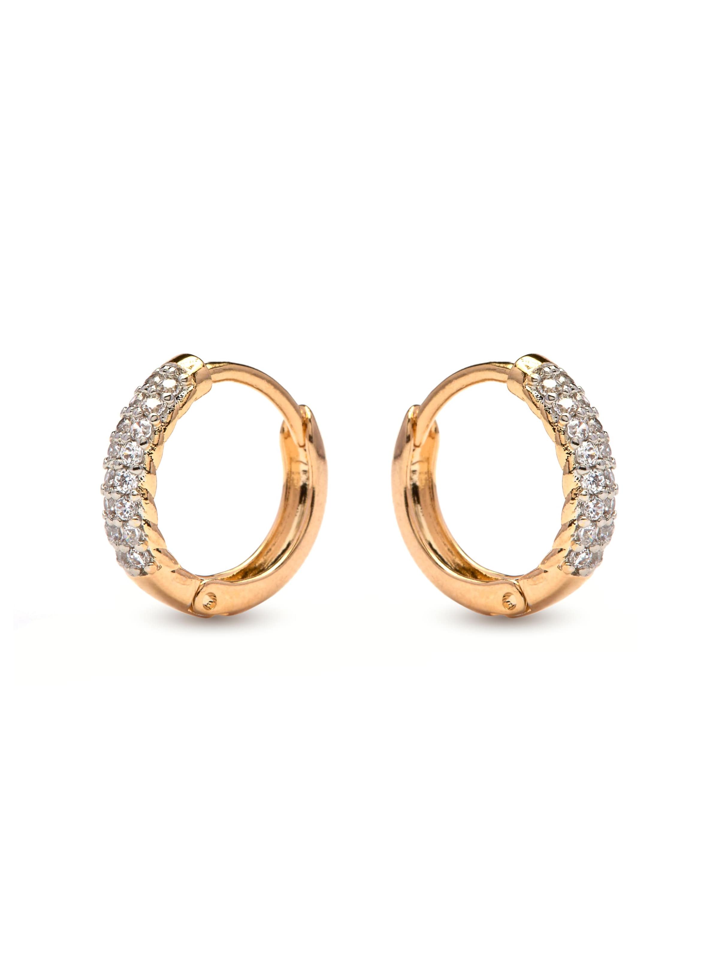 Boucles d'oreilles 'Yssis' Luxenter en or : devant