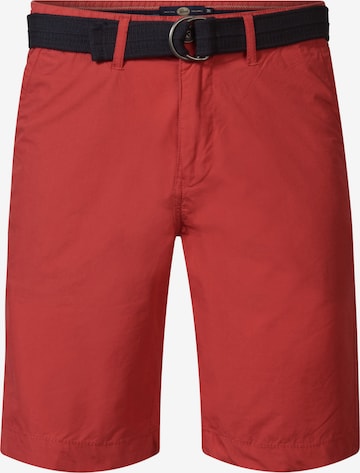 Petrol Industries Normální Chino kalhoty – červená: přední strana