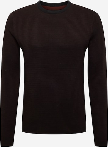 Only & Sons Sweter 'ONSNIGUEL' w kolorze czarny: przód