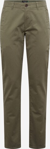 FARAH - regular Pantalón chino en verde: frente