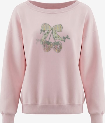 Sweat-shirt MYMO en rose : devant