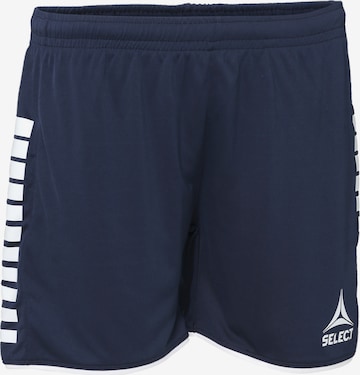Select Regular Athletic Pants in Blue: front