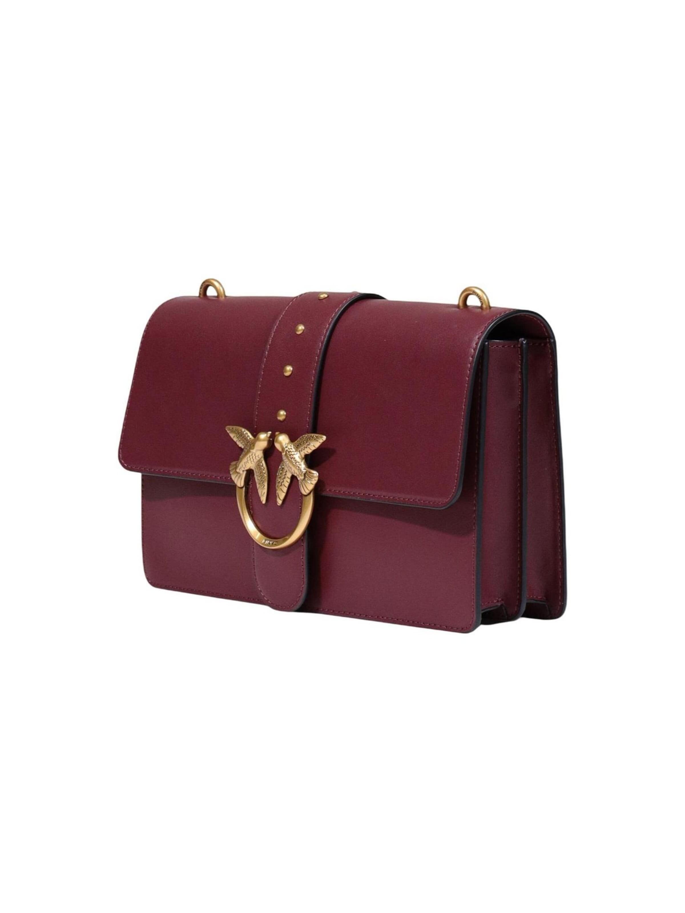 PINKO - Bolso de hombro 'LOVE ONE CLASSIC ST. CL VITELL 105857 A0F1' en rojo