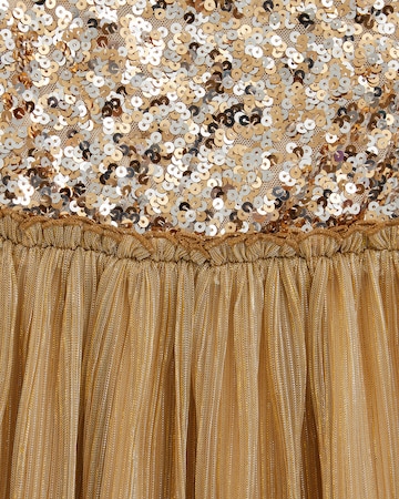 WE Fashion Jurk in Goud