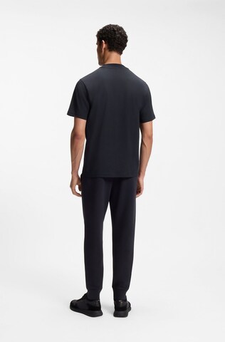 BOSS T-Shirt 'Collar' in Schwarz