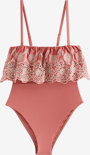 Next Muotoileva uimapuku värissä vaaleabeige / koralli, Tuotenäkymä