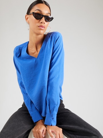 VERO MODA Blouse 'LENA' in Blauw: voorkant