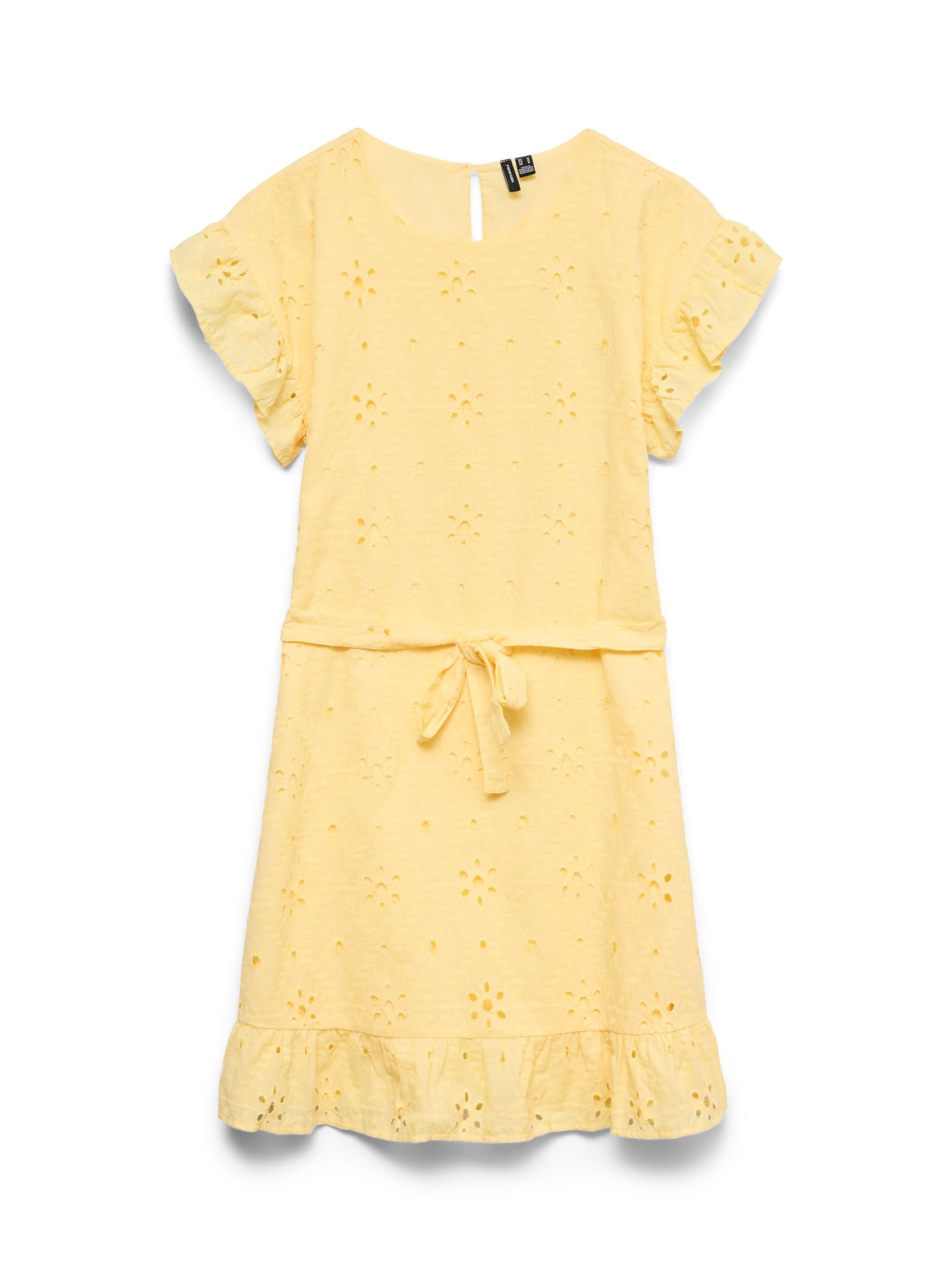 VERO MODA Robe d’été 'VMEliza' en jaune clair, Vue avec produit