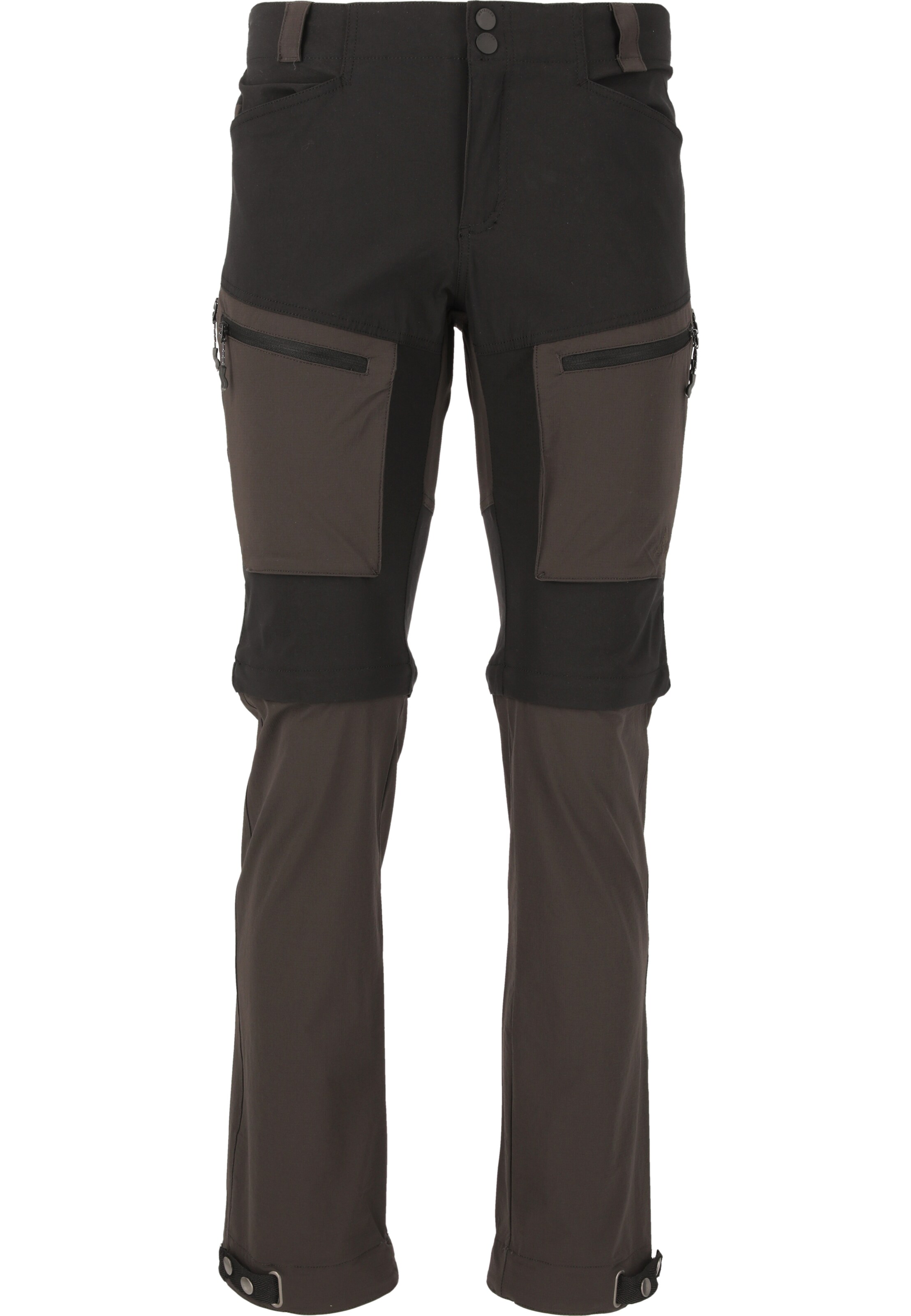 Whistler Regular Outdoor trousers 'Kodiak' in Black: front