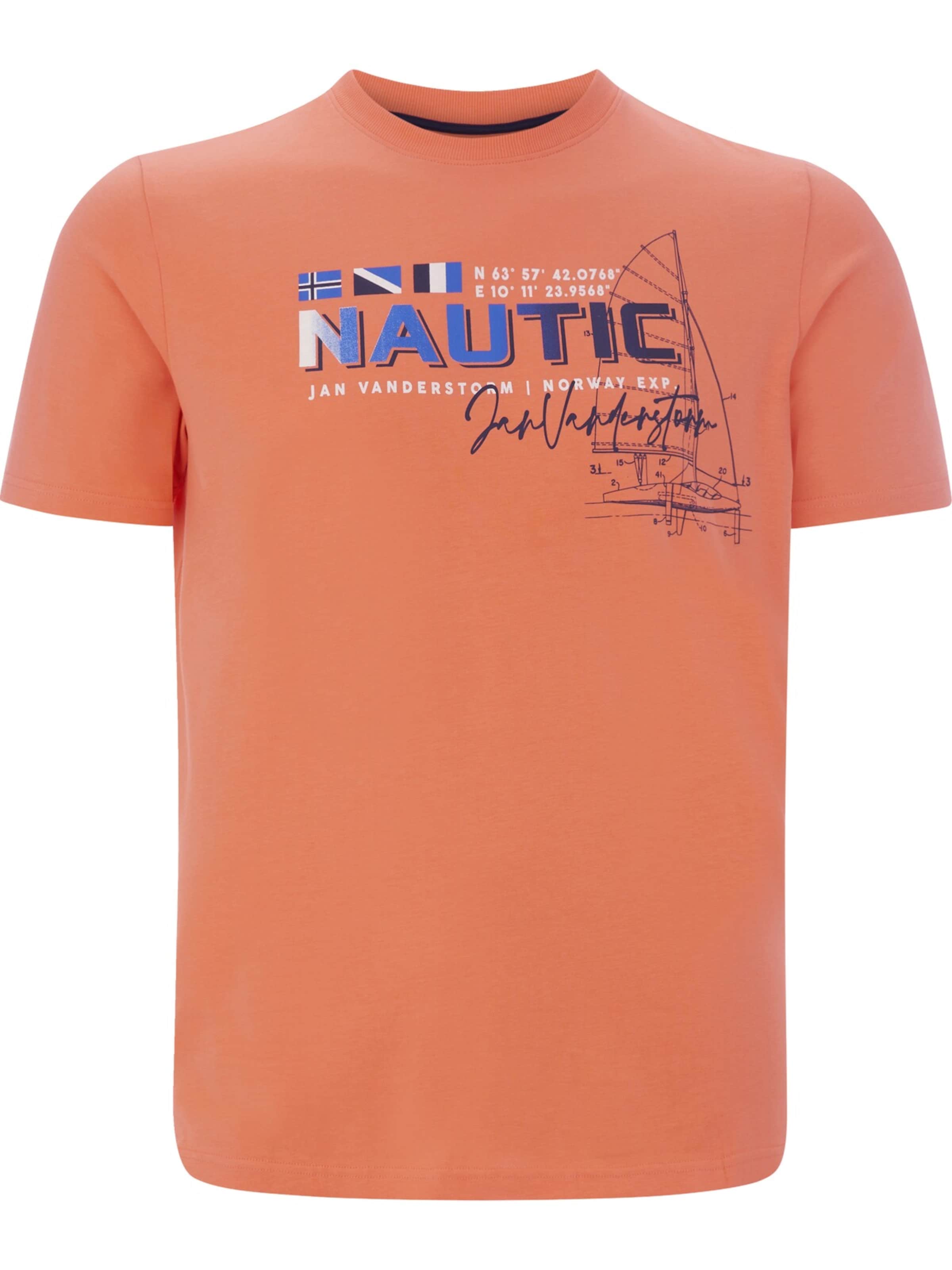 Jan Vanderstorm Shirt 'Svenhelm' in Orange: front