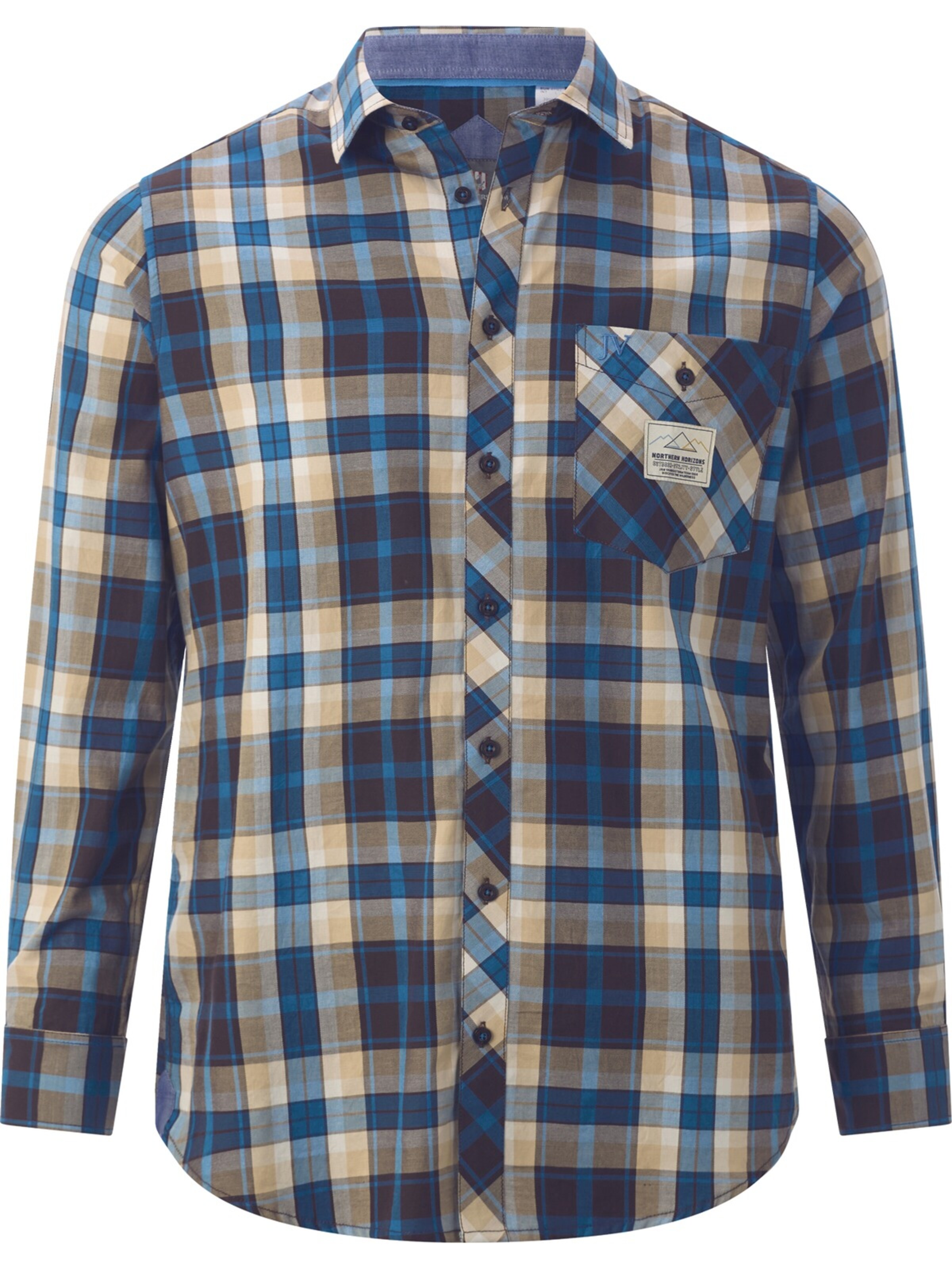 Jan Vanderstorm Comfort Fit Hemd 'Norlund' in Mischfarben: Vorderseite