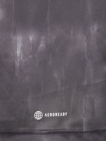 ADIDAS SPORTSWEAR Funktionsshirt 'Aeroready Workout Chalk Print' in Schwarz