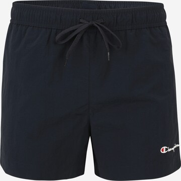 Champion Authentic Athletic Apparel Badeshorts in Blau: predná strana