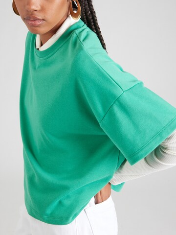 PIECES Sweatshirt 'PCCHILLI' in Green