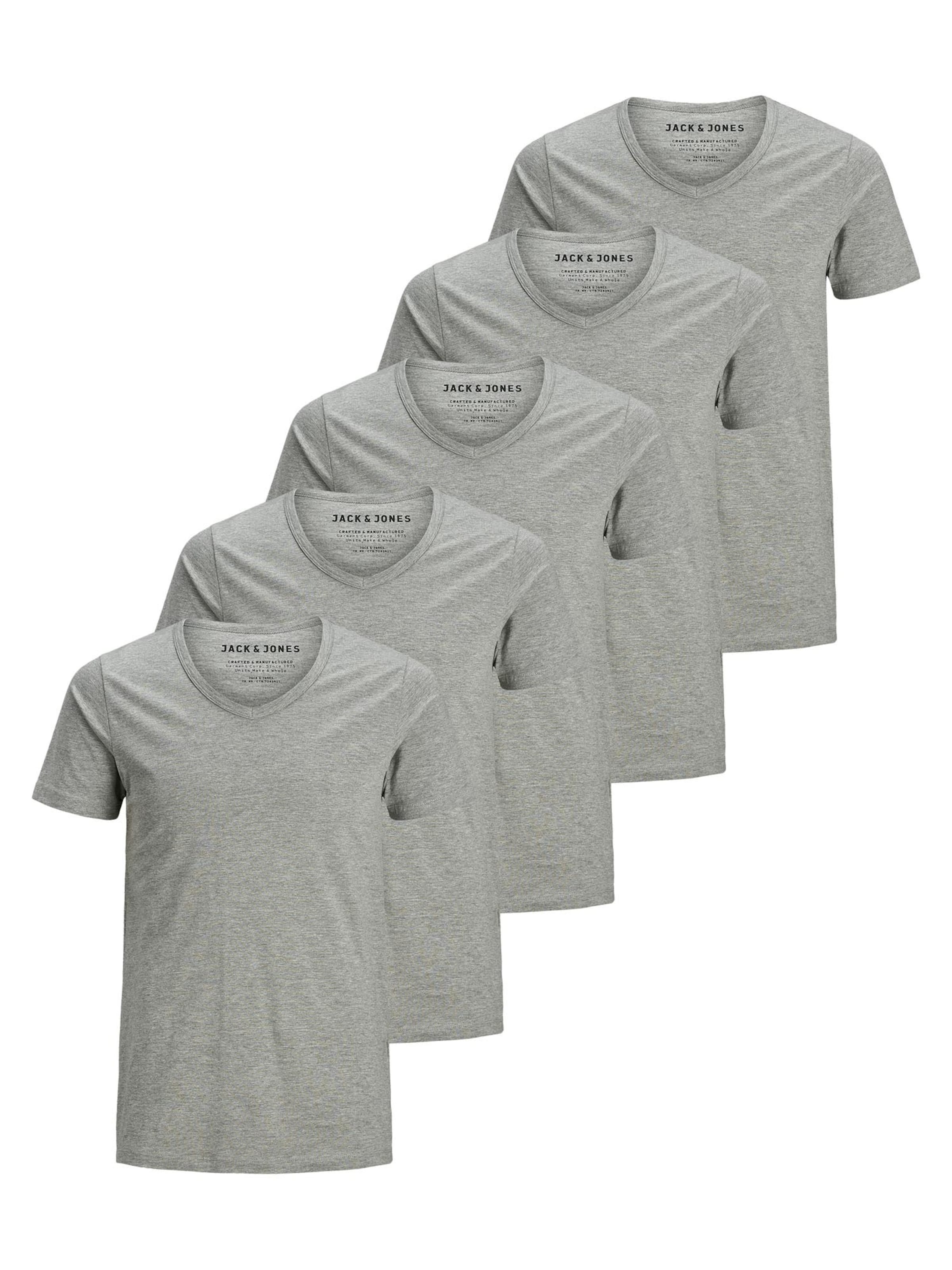 JACK & JONES Shirt 'Essentials' in Grey: front