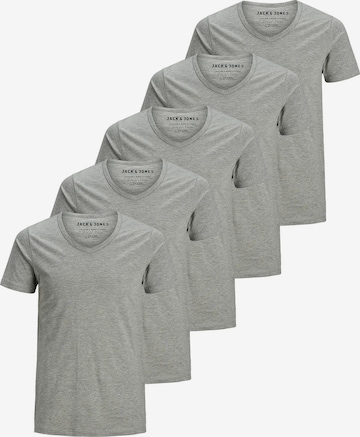 JACK & JONES Shirt 'Essentials' in Grey: front