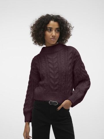 VERO MODA Sweater 'Dream' in Brown: front