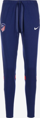 Effilé Pantalon de sport 'Atletico Madrid Travel' NIKE en bleu : devant