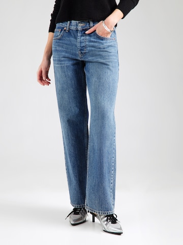 TOPSHOP Wide Leg Farkut 'EMBER' värissä sininen: etupuoli