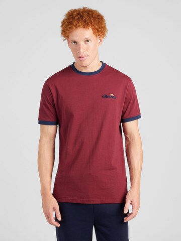 ELLESSE Shirt 'Meduno' in Rood: voorkant