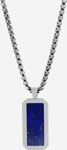 Chaîne 'Rectangle Pendant' GT Collection en bleu : devant