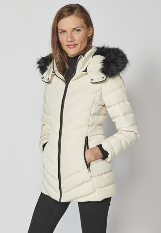 KOROSHI - Parka de inverno em branco