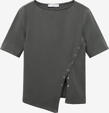 MANGO Shirt 'CHIA' in Grey: front