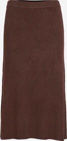 VILA Skirt 'Comfy' in Brown: front