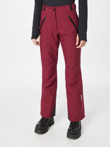 Regular Pantalon de sport Colmar en rouge : devant