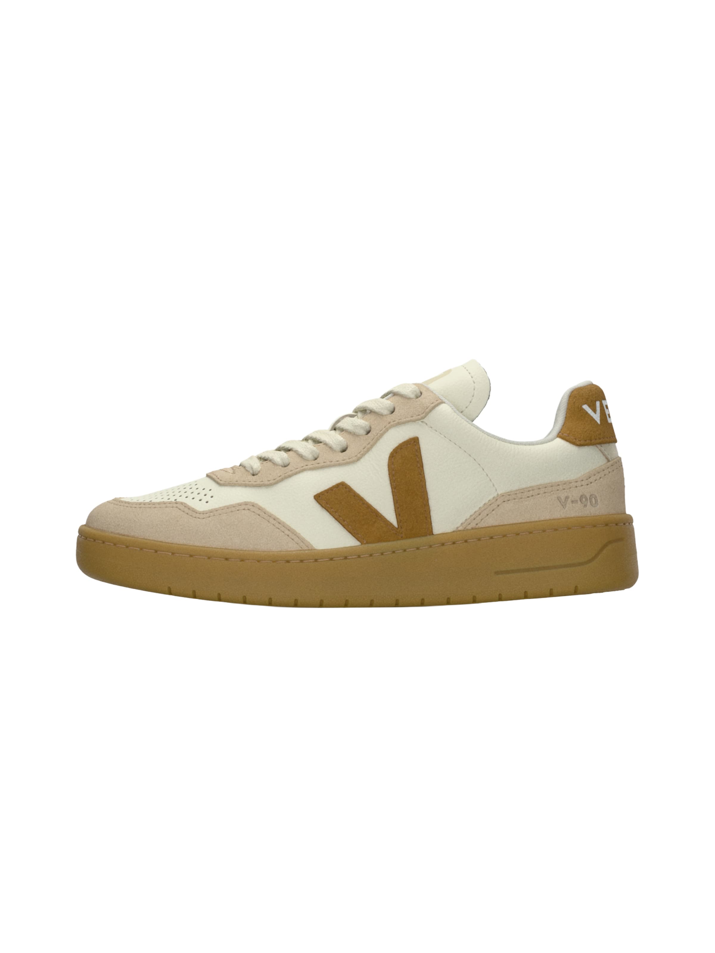 Veja Sneaker 'V-90' in Beige: Vorderseite