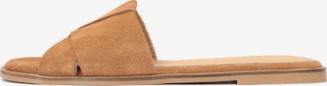 Kazar Mules in Brown: front