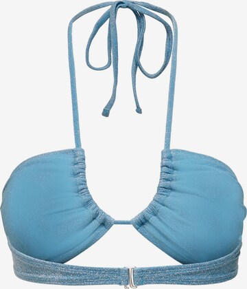 ONLY Bustier Bikinitop 'EMMY' in Blauw