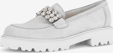 GABOR Classic Flats in Grey: front
