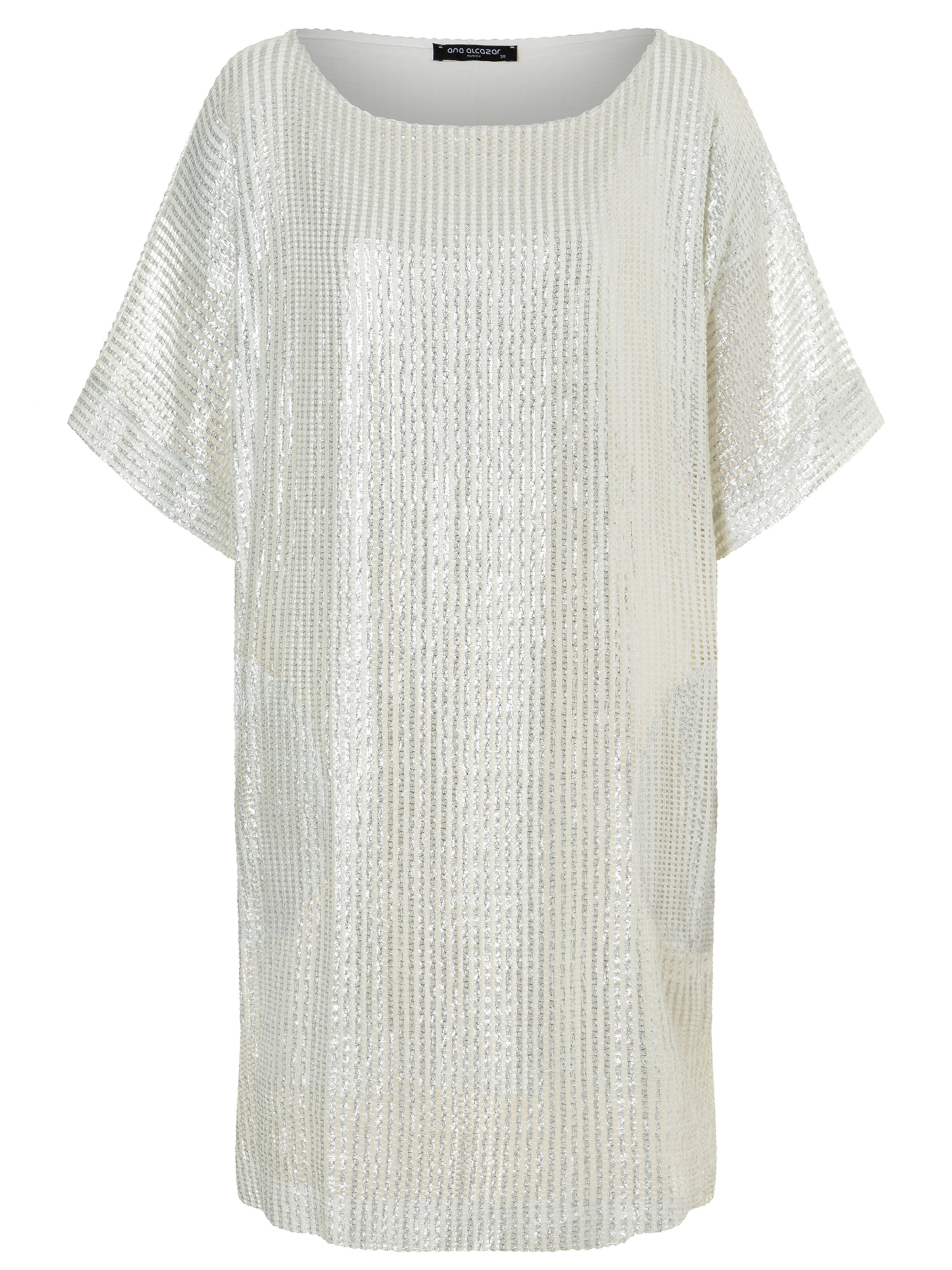 Ana Alcazar Jurk 'Wahea' in Wit: voorkant