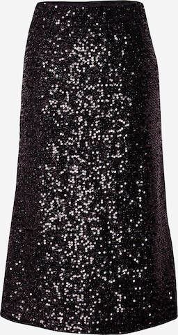 Fustă 'PCSERENA' de la PIECES pe negru: față