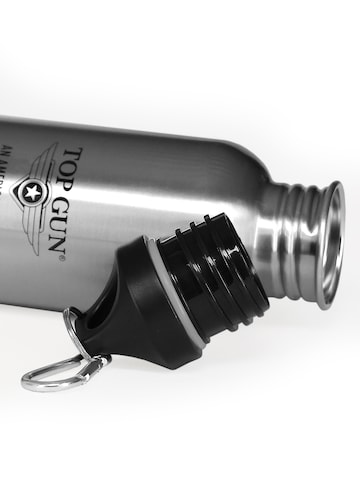 TOP GUN Drinking Bottle in Silver