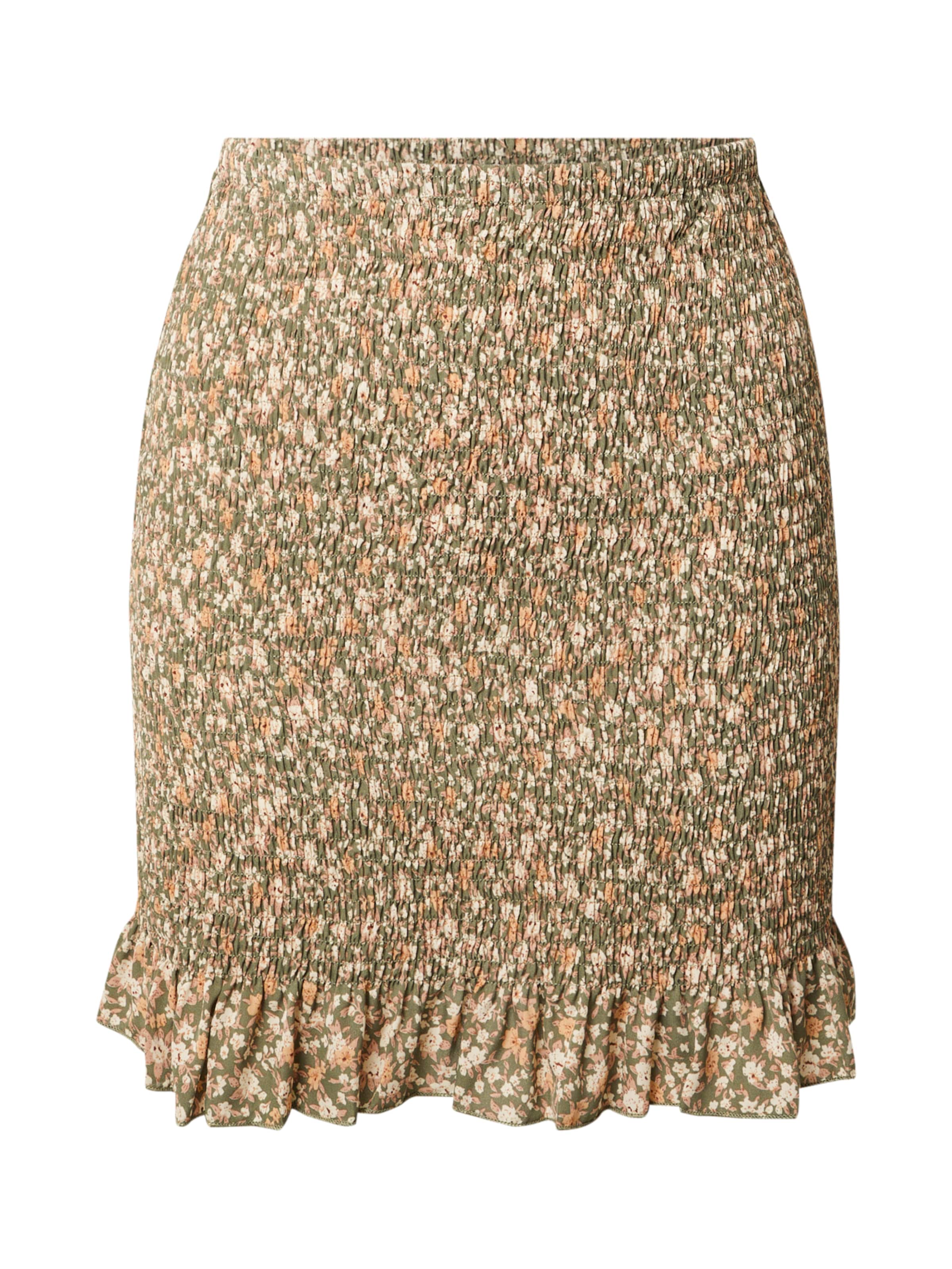 Missguided Sukně – zelená: přední strana