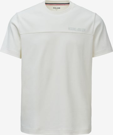 Salsa Jeans T-Shirt in Weiß: Vorderseite