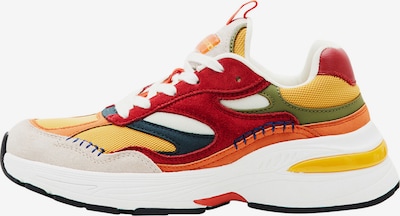 Sneaker low Desigual pe galben / mai multe culori / portocaliu / roșu, Vizualizare produs