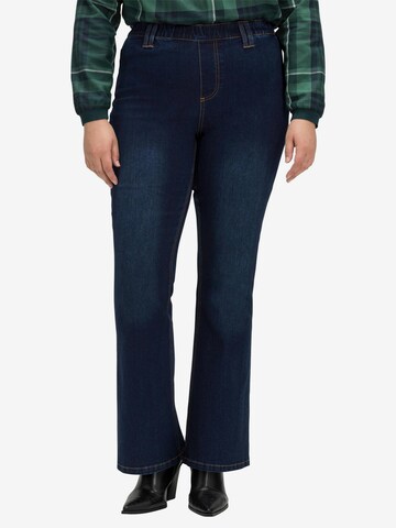 SHEEGO Boot cut Jeans in Blue: front