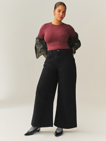 Next Wide leg Jeans in Zwart