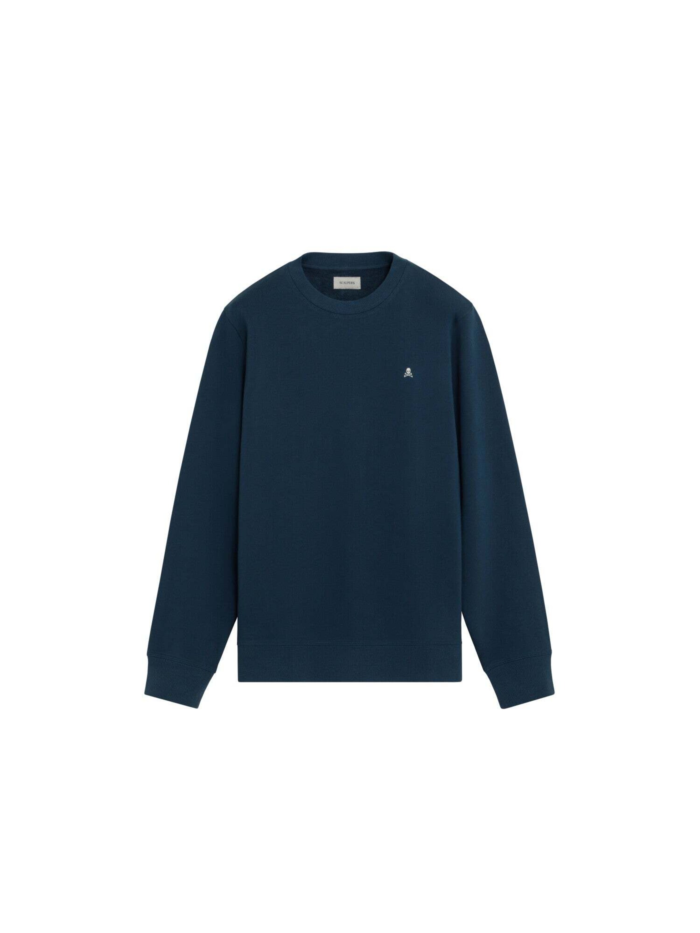 Scalpers Μπλούζα φούτερ 'Fade Contrast' σε μπλε: μπροστά