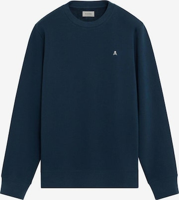 ScalpersSweater majica 'Fade Contrast' - plava boja: prednji dio