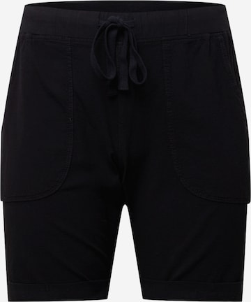 KAFFE CURVE Regular Pants 'Nana' in Black: front