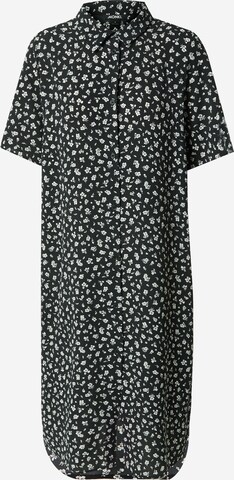 Monki Платье-рубашка в Черный: спереди