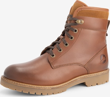 Travelin Veterlaarzen 'Seiland' in Bruin: voorkant