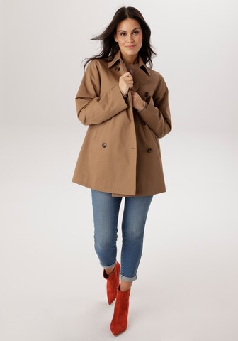 Aniston SELECTED Between-Seasons Coat in Brown