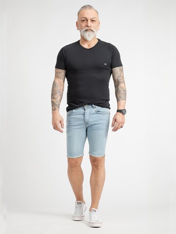 Rock Creek Slimfit Jeans in Blau