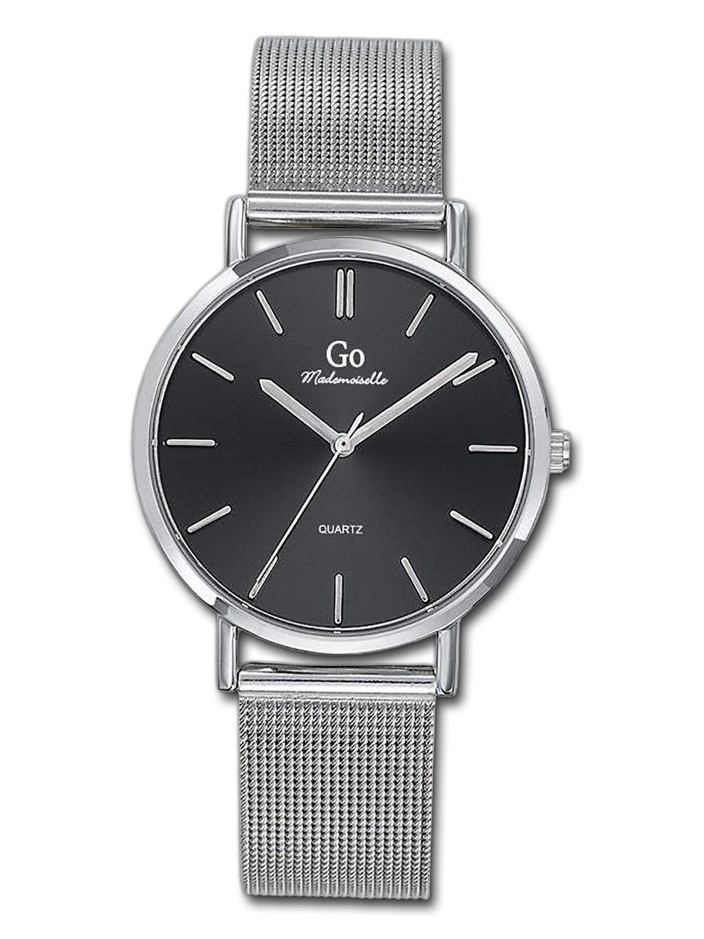 GO GirlOnly Analoog horloge in Zilver: voorkant
